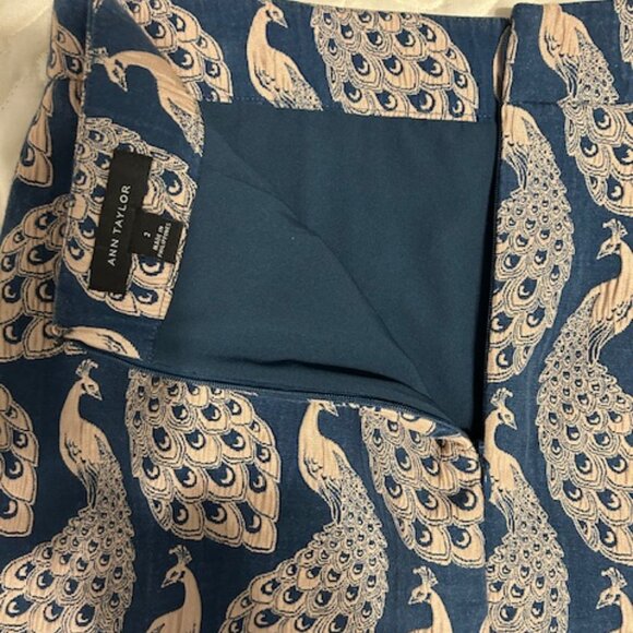 Ann Taylor "Peacock" skirt - Picture 5 of 9